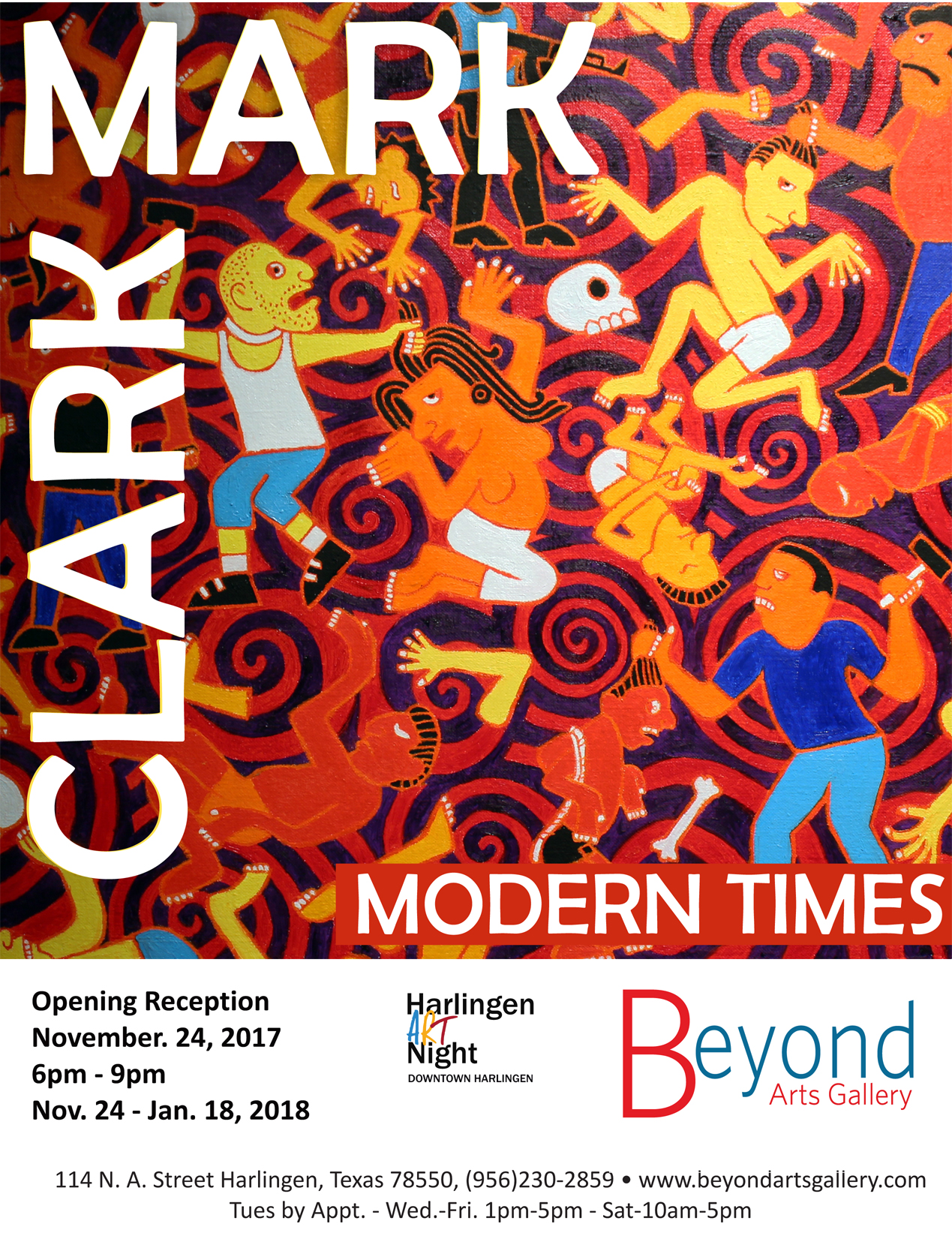 Modern Times by Mark Clark at the Beyond Arts Gallery