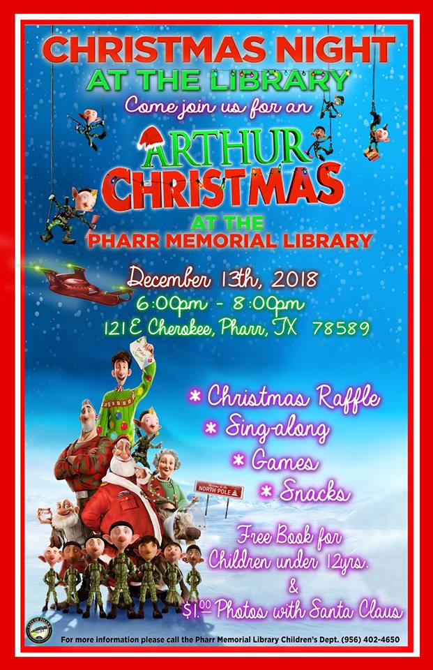 Annual Christmas Night at the Pharr Memorial Library