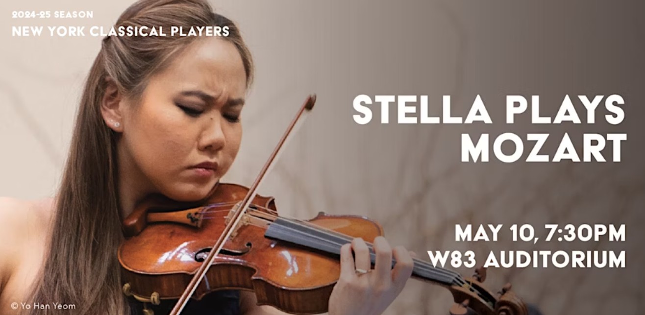 Stella plays Mozart (NYC)