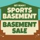 SB Bryant St. Basement Basement Sale